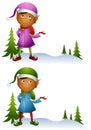 Cartoon Christmas Elves 2