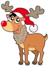 Cartoon Christmas reindeer