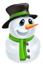 Cartoon Christmas Snowman