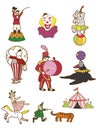 Cartoon Circus icon Royalty Free Stock Photo