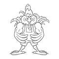 Cartoon bodybuilder