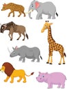 Cartoon Collection animal africa