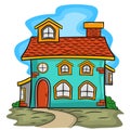 Cartoon common house