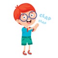 Cartoon Concept Of Clapping Hands Royalty Free Stock Photo