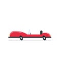 Cartoon convertible car Royalty Free Stock Photo