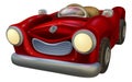 Cartoon convertible car