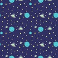 Cartoon cosmos pattern