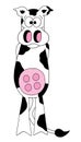 Cartoon cow