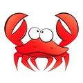 Cartoon Crab Royalty Free Stock Photo