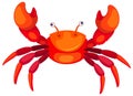 Cartoon crab Royalty Free Stock Photo