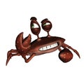 Cartoon Crab Royalty Free Stock Photo
