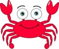 Cartoon Crab Royalty Free Stock Photo