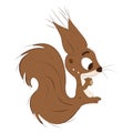 Cartoon of a squirrel