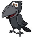 Cartoon crow Royalty Free Stock Photo