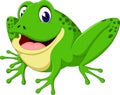 Cartoon cute frog