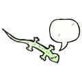 cartoon cute lizard Royalty Free Stock Photo