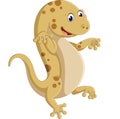 Cartoon cute lizard Royalty Free Stock Photo