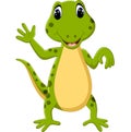 Cartoon cute lizard Royalty Free Stock Photo