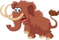 Cartoon cute mammoth