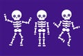 Cartoon dancing skeleton