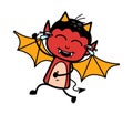 Cartoon Devil Laughing