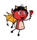 Cartoon Devil Proposing