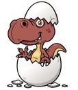 Cartoon Dinosaur baby Royalty Free Stock Photo