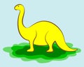 Cartoon Dinosaur Character