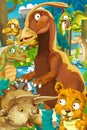 Cartoon dinosaur land