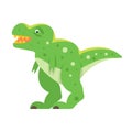 Cartoon dinosaur T-Rex vector illustration. Dino funny character. Royalty Free Stock Photo
