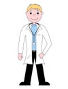 Cartoon doctor illustration