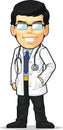 Cartoon of Doctor Royalty Free Stock Photo