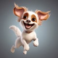 Playful And Vibrant Cg Dog Animation With Disney Animation Style Royalty Free Stock Photo