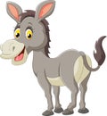 Cartoon donkey happy