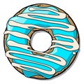 Cartoon donut