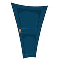 Cartoon door vector symbol icon design.