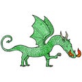 cartoon dragon