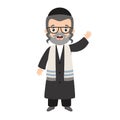 Cartoon Drawing Of A Jewish Man