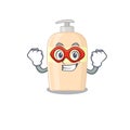 A cartoon drawing of toner in a Super hero character Royalty Free Stock Photo