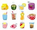 Cartoon drink icon