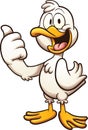 Cartoon duck Royalty Free Stock Photo