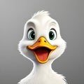 cartoon Duck Head