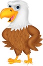 Cartoon eagle posing Royalty Free Stock Photo