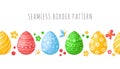 Cartoon easter day set Royalty Free Stock Photo