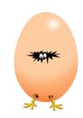 Cartoon egg hatching Royalty Free Stock Photo