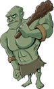 Cartoon evil troll