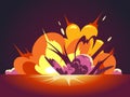 Cartoon Explosion Illustration