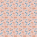 Cartoon eyes pattern Royalty Free Stock Photo