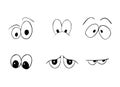 Cartoon eyes vector symbol icon design. Beautiful illustration i