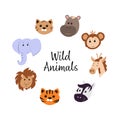 animals big set Royalty Free Stock Photo